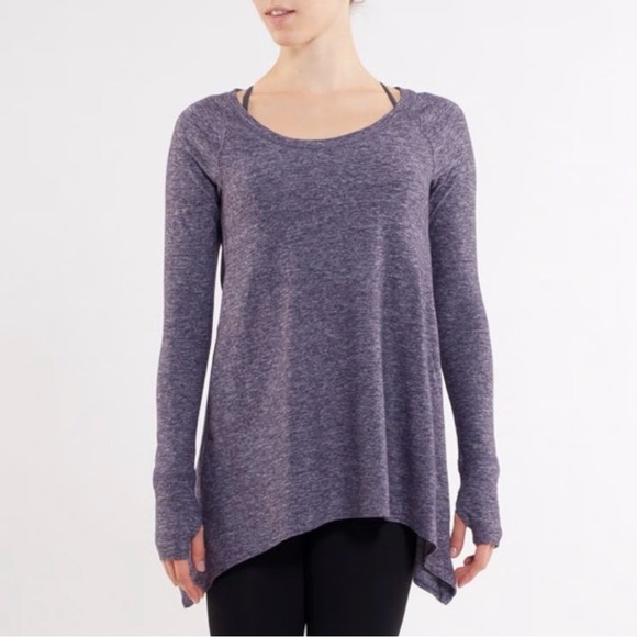 lululemon athletica Tops - Lululemon Heather purple top-size 8